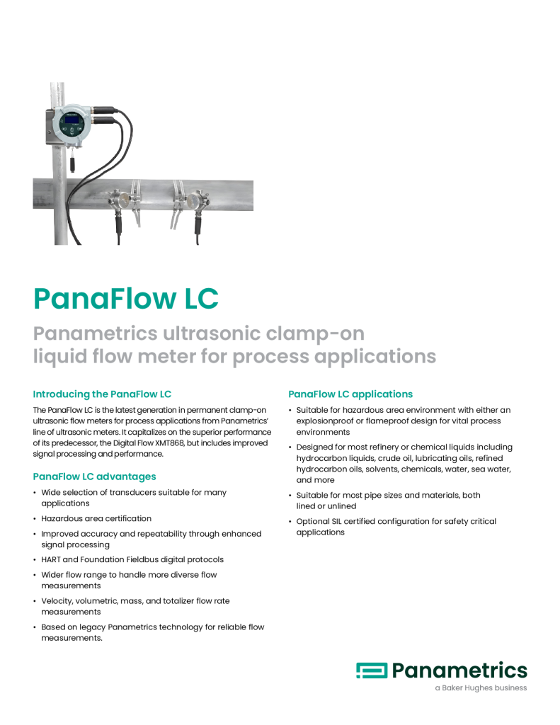 BHCS38896 Panametrics PanaFlow LC Datasheet_R12 1